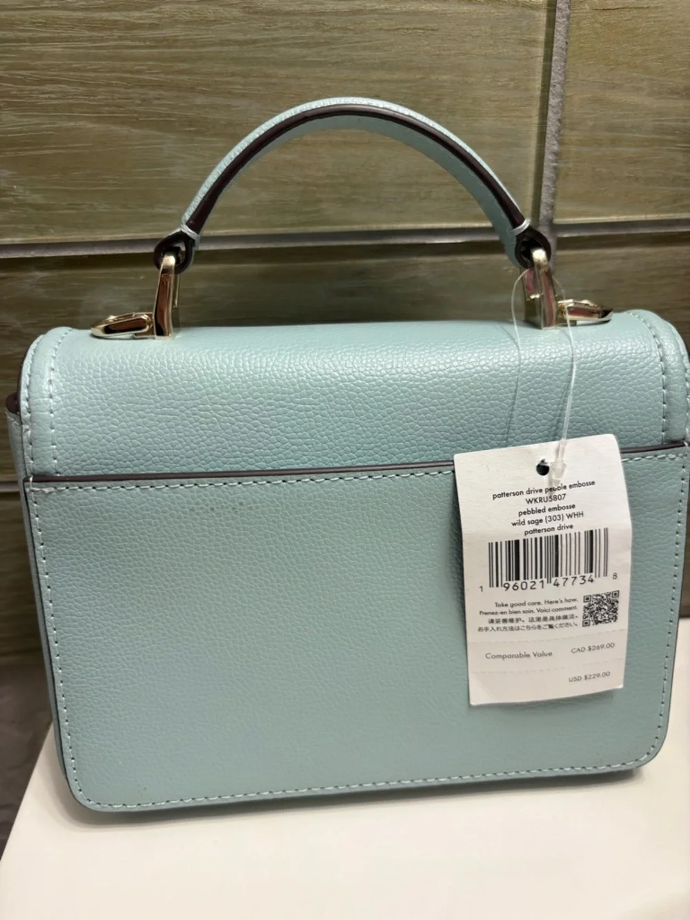 kate spade mint green Mini Top-Handle Crossbody - Picture 3 of 9